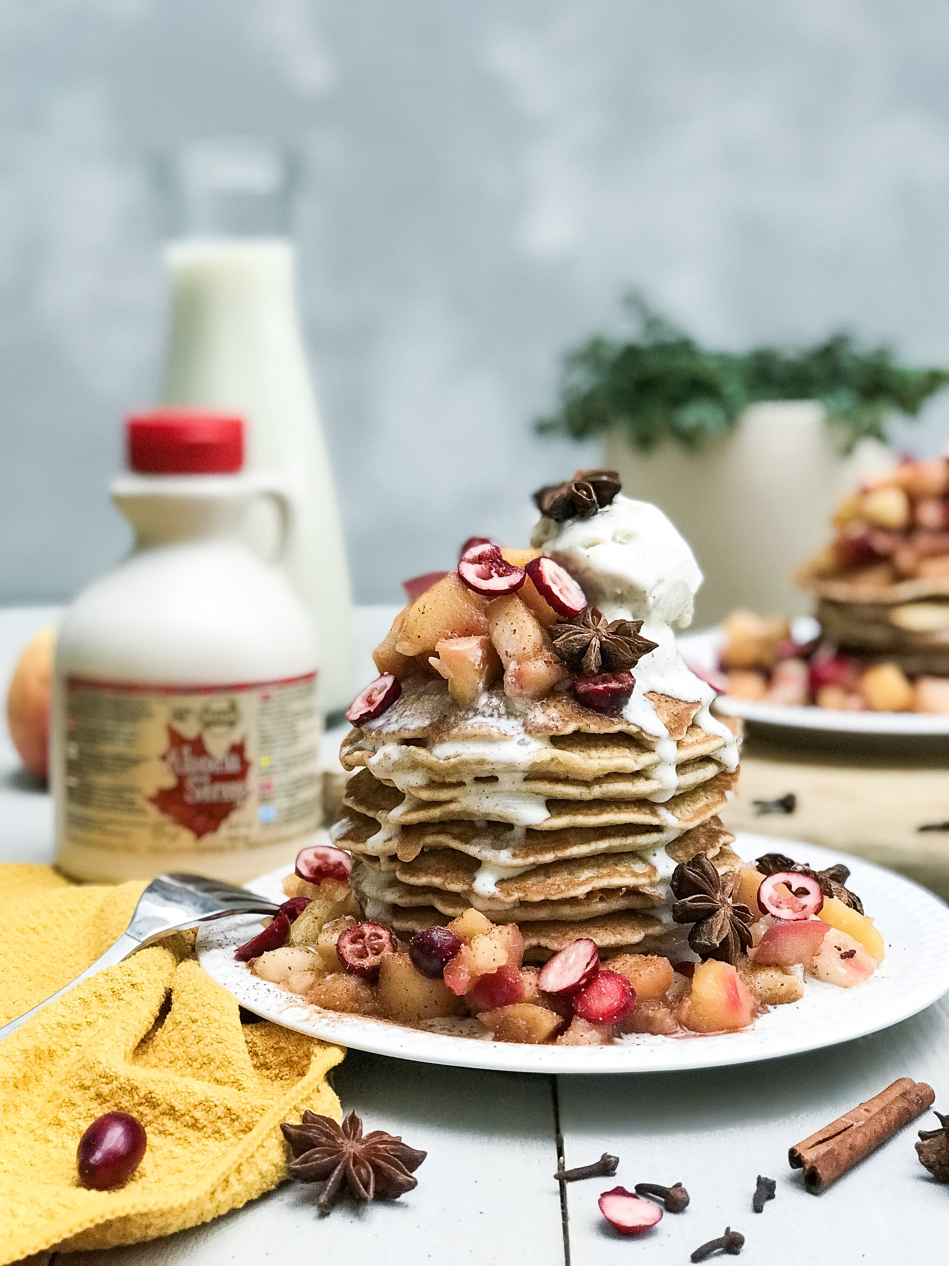 Gingerbread pancakes 